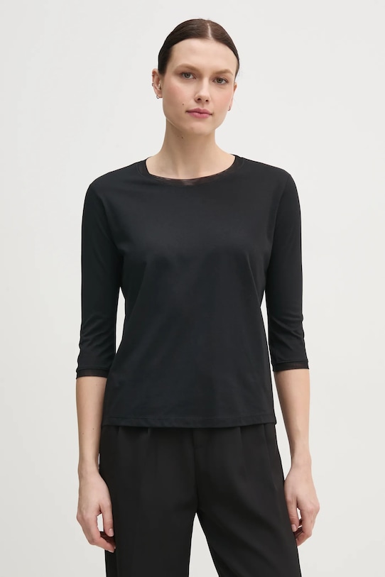 

Лонгслив Sisley, черный