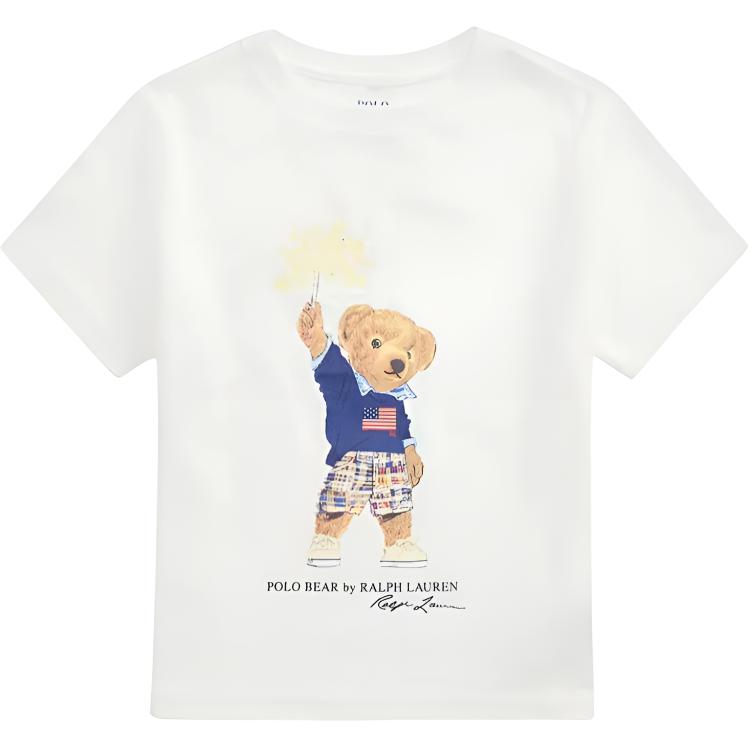 

Polo Ralph Lauren Белая детская футболка, Белый, Polo Ralph Lauren Белая детская футболка