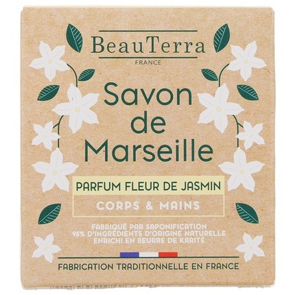 

Мыло Beauterra Savon De Marseille Твердый цветок жасмина 100г Markenlos