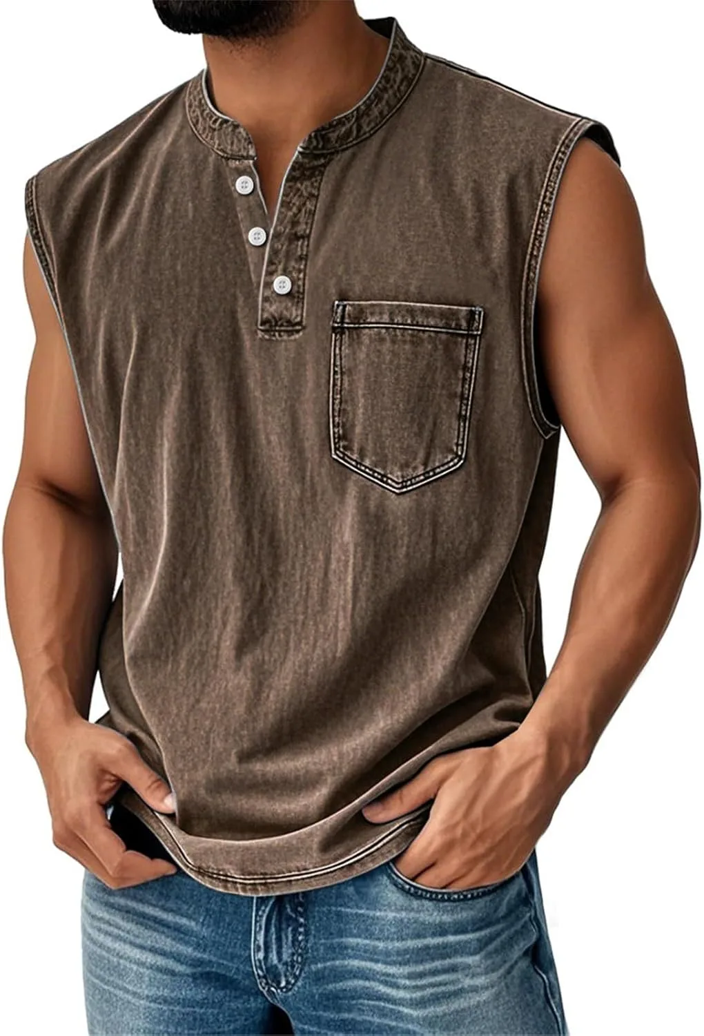 

Мужская майка-поло с карманами для тренировок tobchonp