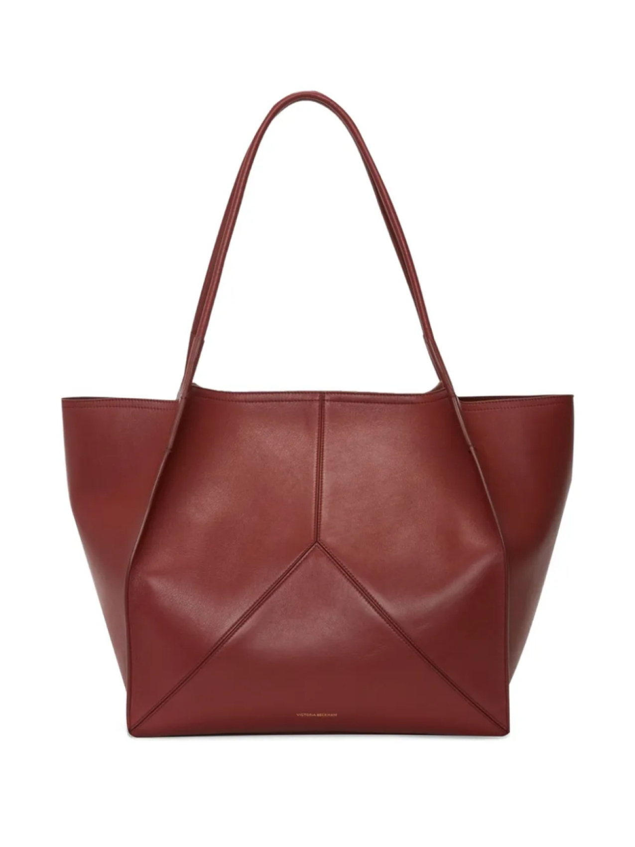 

Кожаная сумка-тоут Victoria Beckham, красный