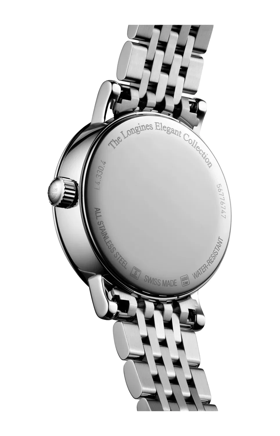 LONGINES элегантная коллекция с фазами луны - L4.330.4.87.6, серебряный — фото 4