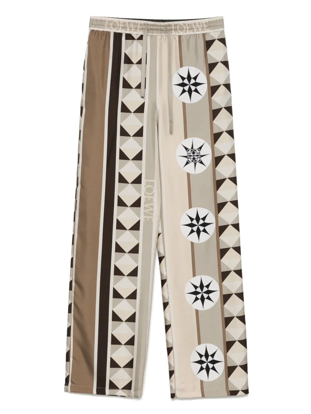 

Атласные брюки Loewe, нейтральный