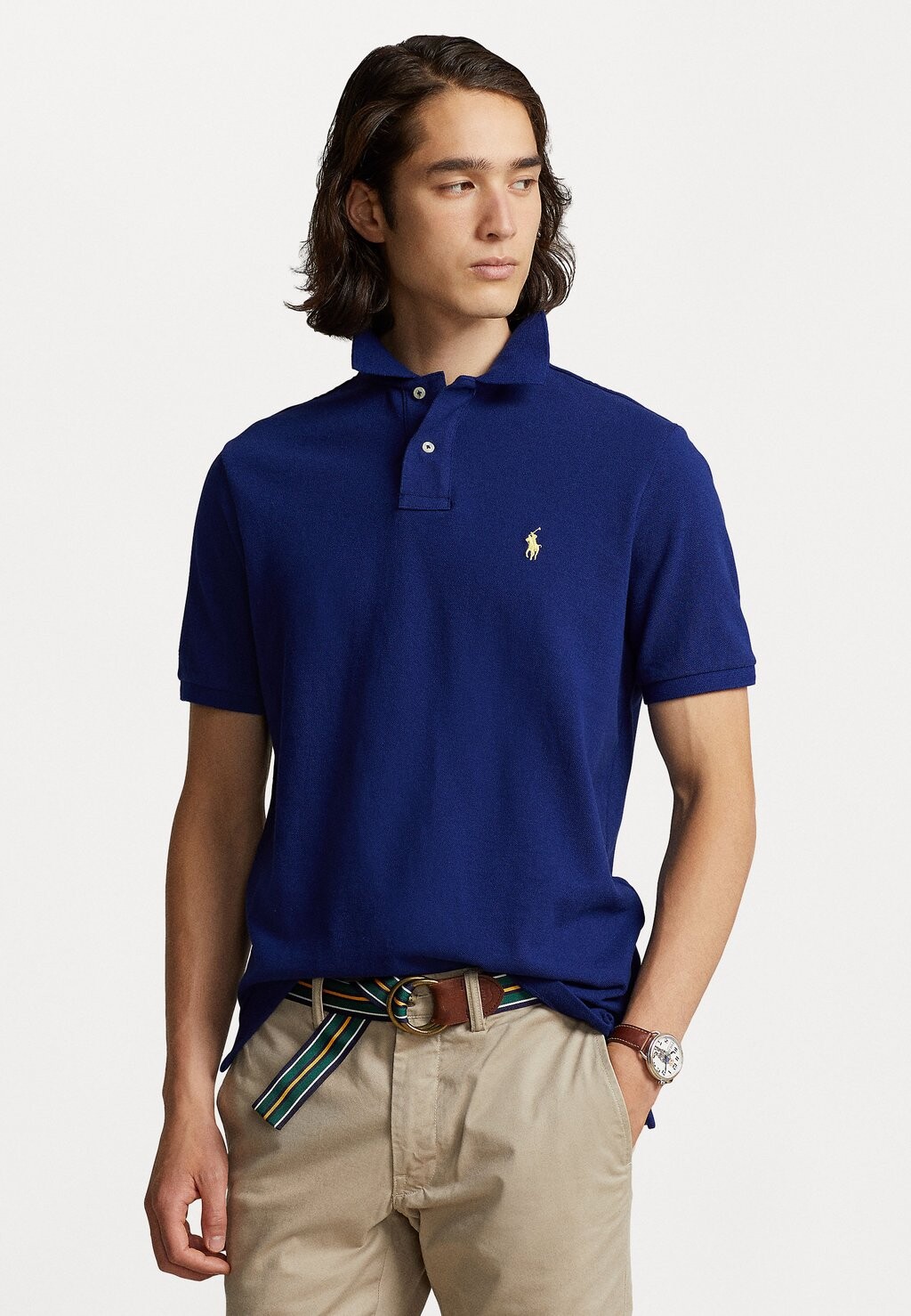 

Рубашка-поло CUSTOM SLIM FIT Polo Ralph Lauren, королевский синий