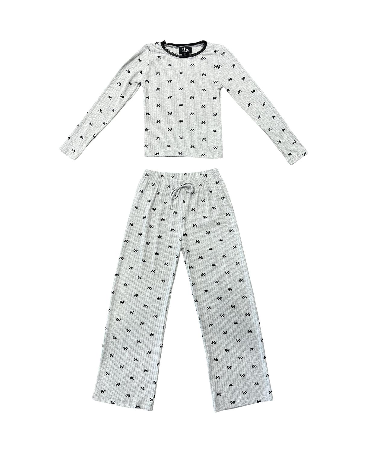 

Flowers by zoe Детский комплект мягкой мебели для дома с кружевной отделкой и бантиками, серый матовый