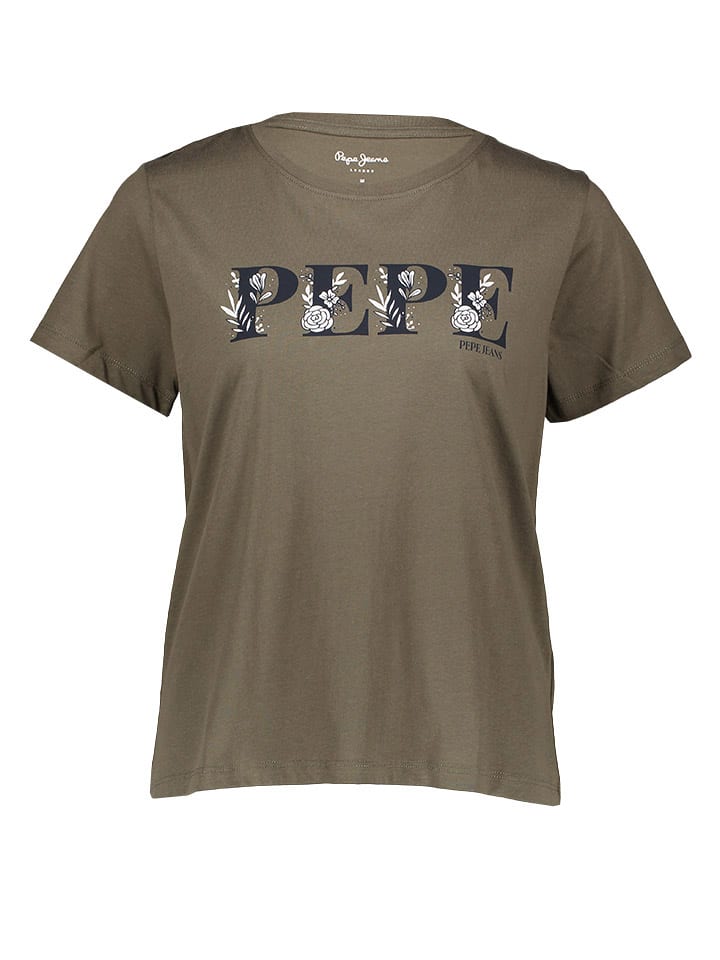 

Футболка Pepe Jeans, хаки