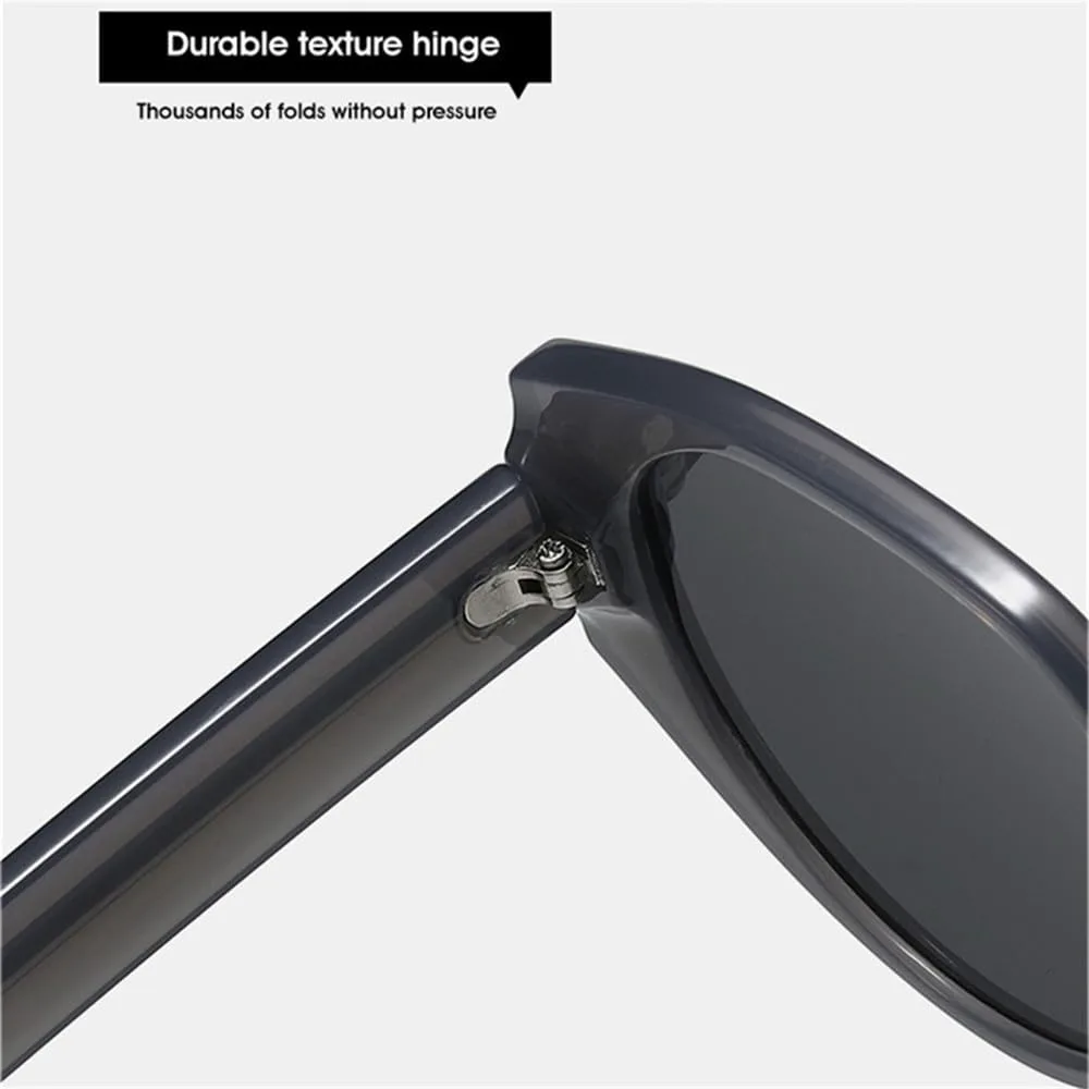 

Солнцезащитные очки Polygon для женщин, ретро-градиентные, с защитой от УФ-излучения UV400; для мужчин – круглые солнцезащитные очки HDUBFY, Jelly Blue Grey