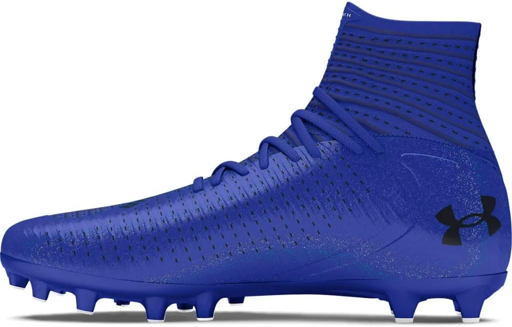 Футбольные бутсы Under Armour для мужчин Highlight 2 MC Knit - стелька с высокой отдачей SuperFoam, черный — фото 2