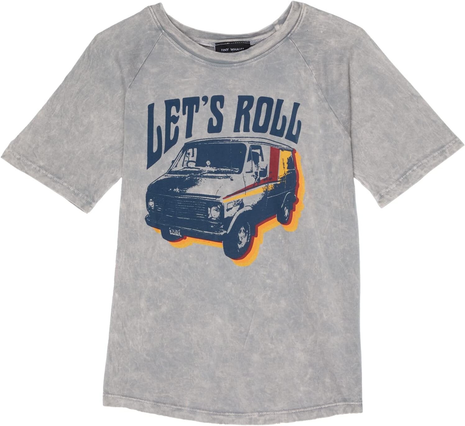 

Футболка Tiny Whales Let's Roll T-Shirt, цвет Mineral Slate