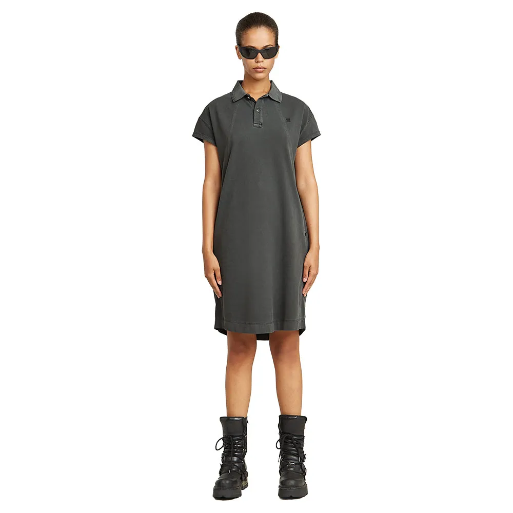 

Платье G-Star Seam Detail Polo short sleeve short, черный