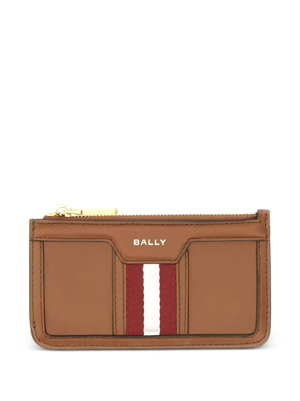 

Кардхолдер с отделкой в полоску Bally, коричневый