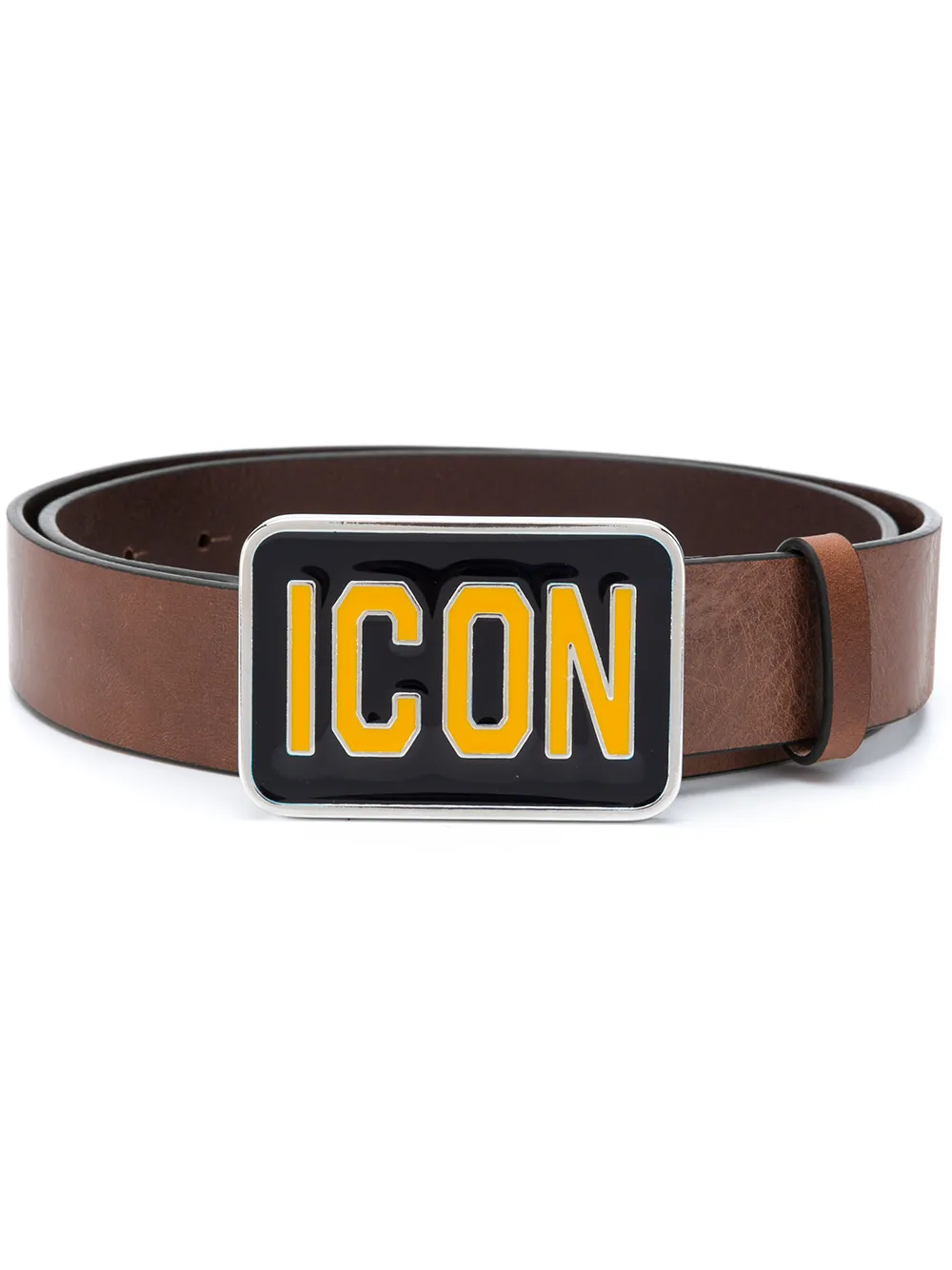 

Ремень с логотипом Icon DSQUARED2, коричневый