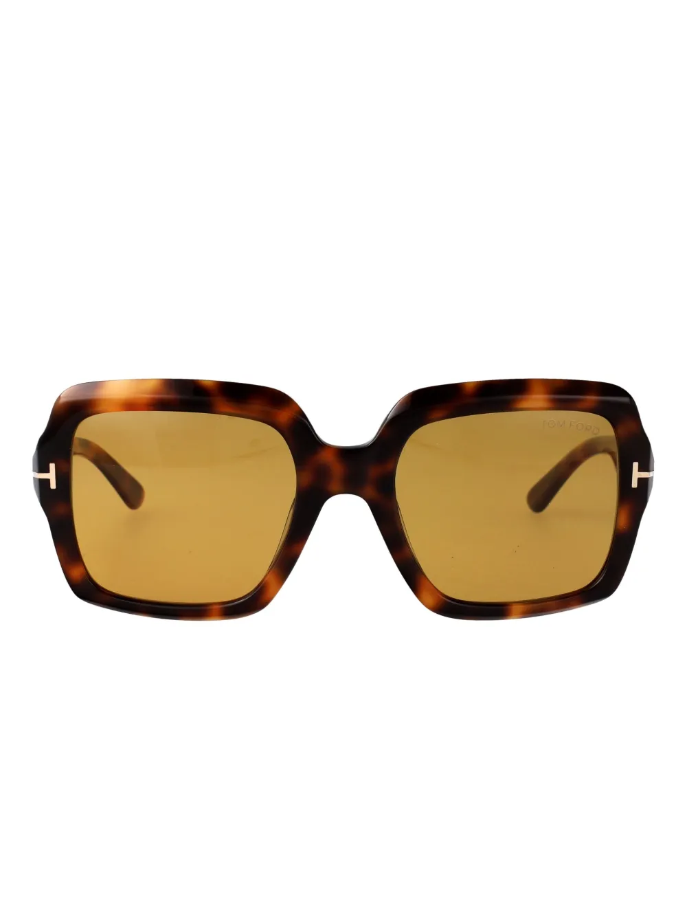 

Солнцезащитные очки в квадратной оправе TOM FORD Eyewear, коричневый