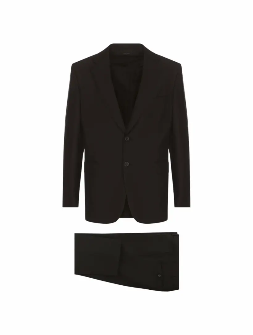 

Шерстяной костюм Brioni, черный