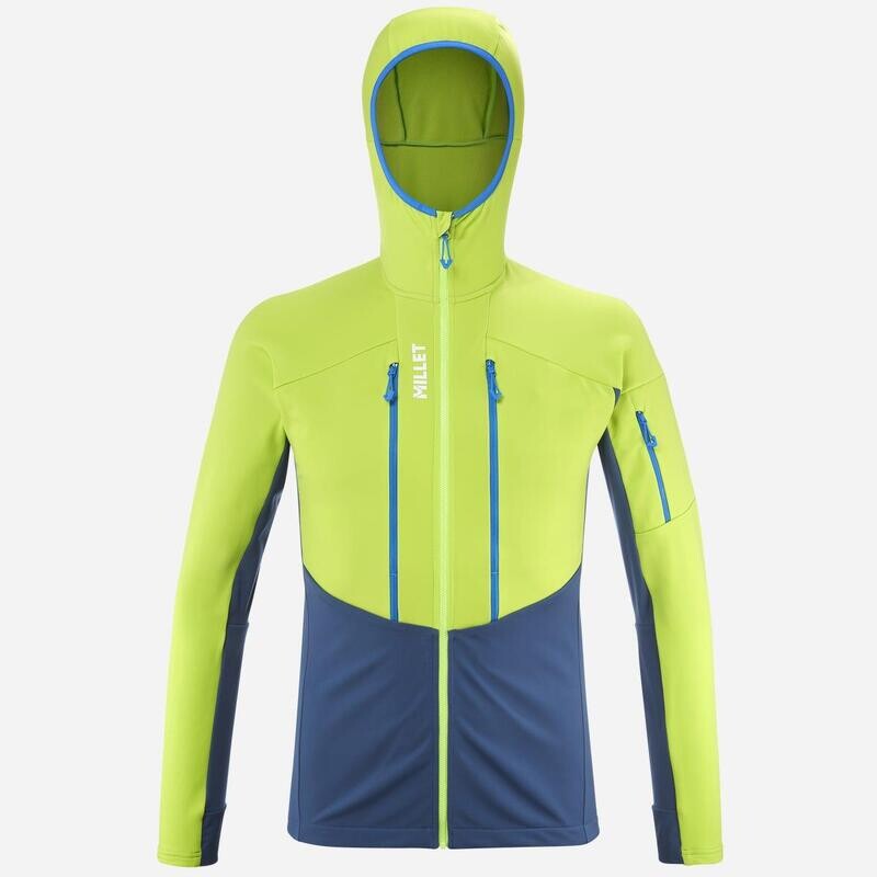 

Куртка флисовая Millet, цвет fluoreszierendes hellgelb/blau