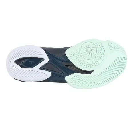 Унисекс кроссовки для бадминтона «Wave Claw EL 2 Wide» от Mizuno, Gray X White — фото 3