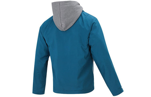 Куртка Nike Therma-FIT Standard Issue Fleece Lined Stay Warm Embroidered Logo Sports Coach Jacket Blue, синий — фото 2