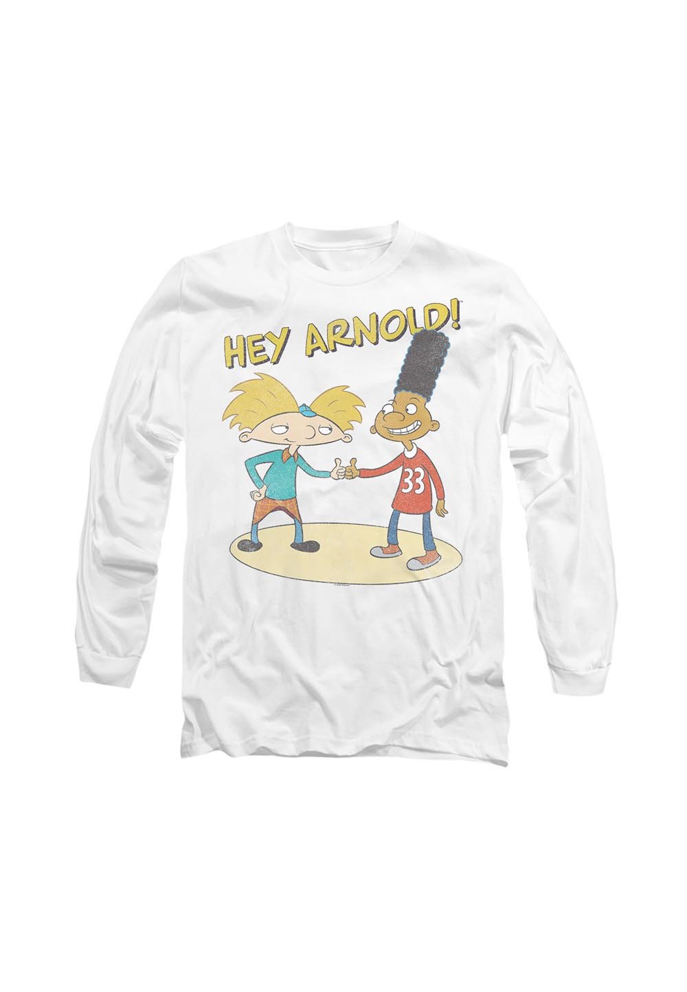 

Топ с длинными рукавами HEY ARNOLD ARNOLD & GERALD Cotton Soul, белый