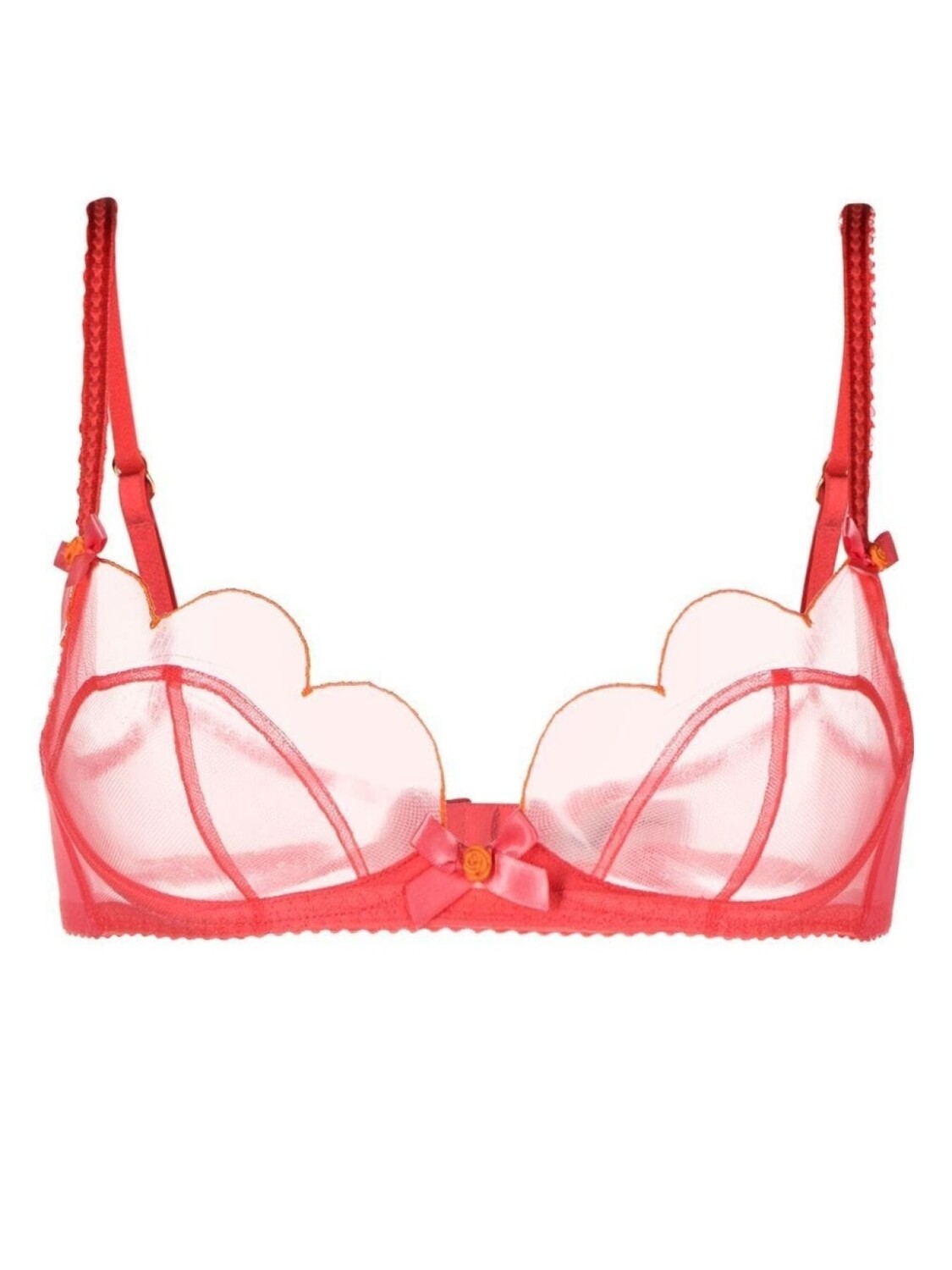 

Agent Provocateur бюстгальтер Lorna с фестонами, оранжевый