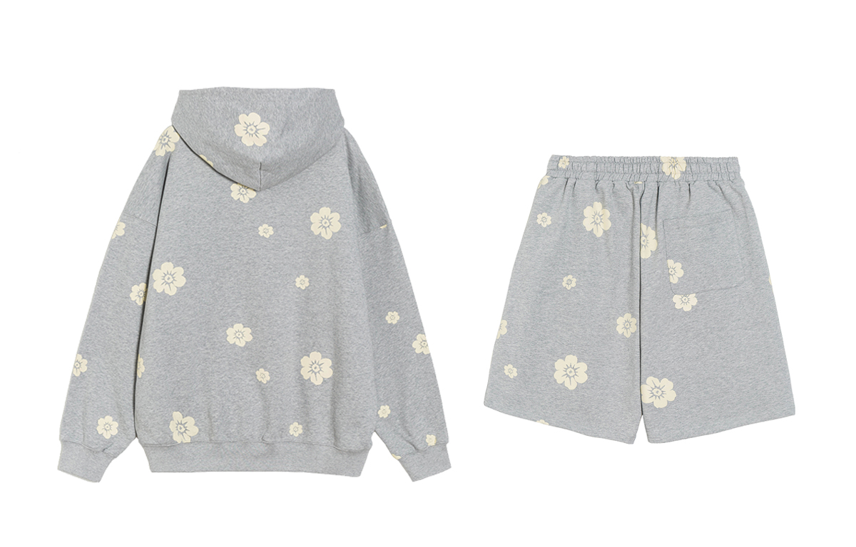 

Прямой комплект весна лето осень унисекс GOLFCROSS, светло-серый