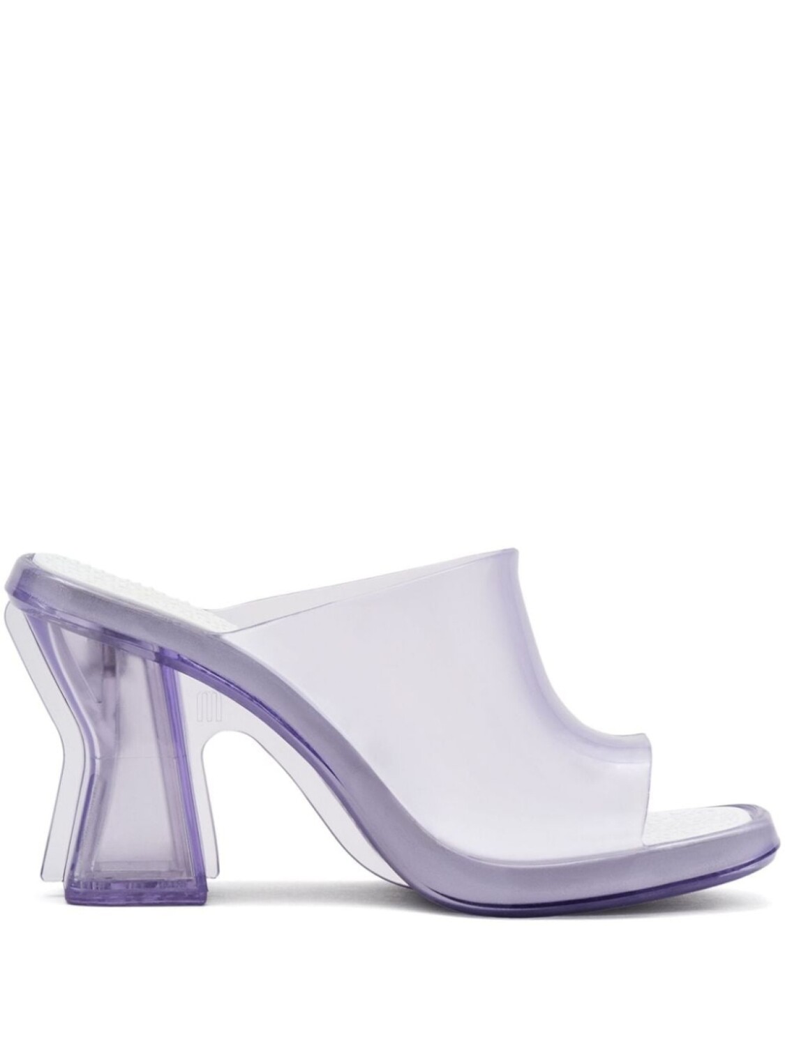 Marc Jacobs прозрачные мюли из коллаборации с Melissa, фиолетовый