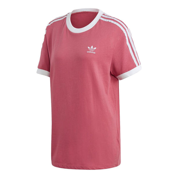 

Футболка originals adicolor cotton 3-stripe t-shirt 'pink' Adidas, розовый
