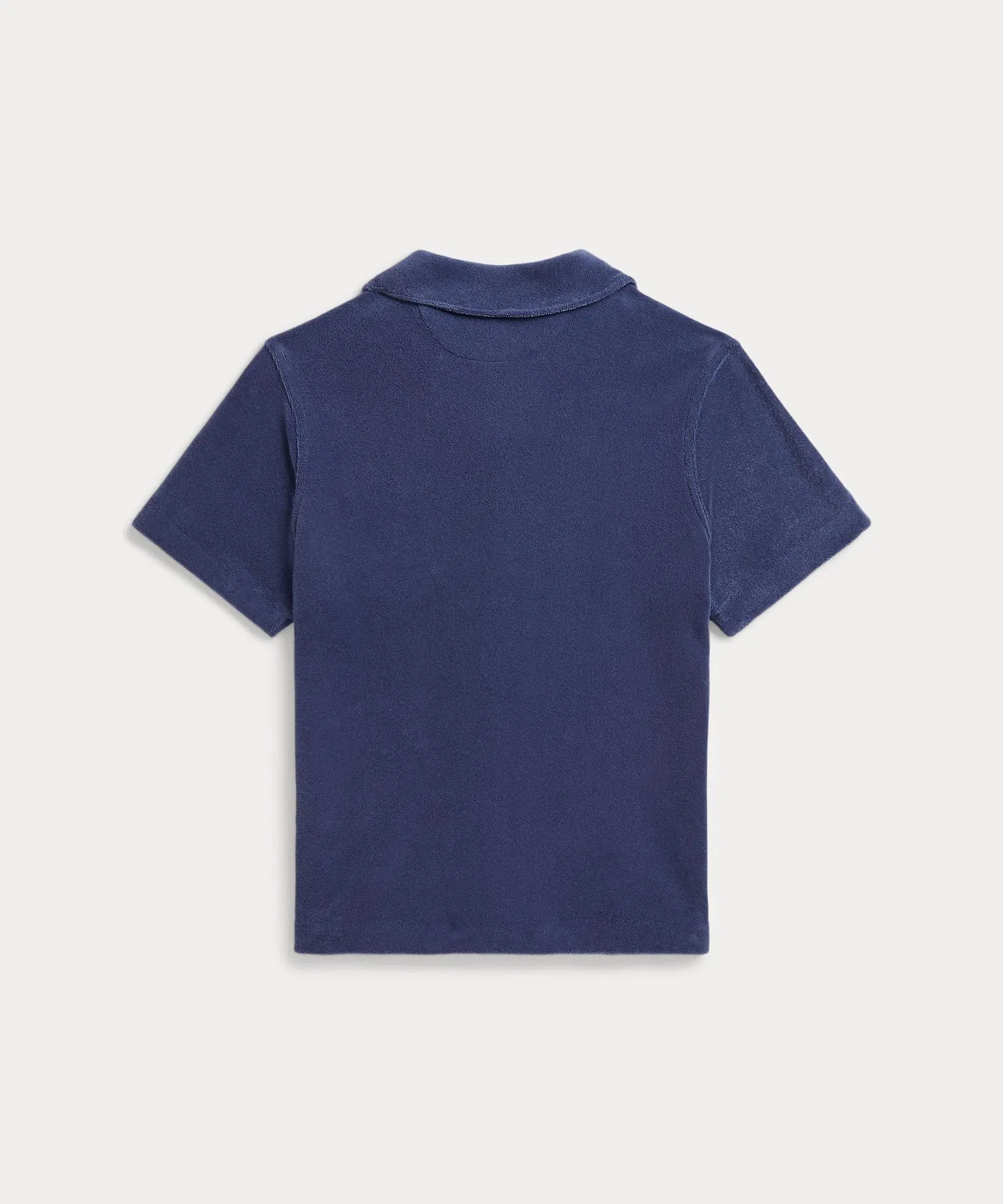 Детская хлопковая футболка POLO RALPH LAUREN CHILDRENSWEAR тёмно-синяя — фото 3