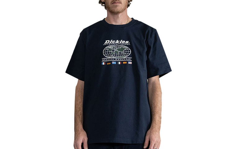 

Футболка X JAKE HAYES мужская темно-синяя Dickies, темно-синий