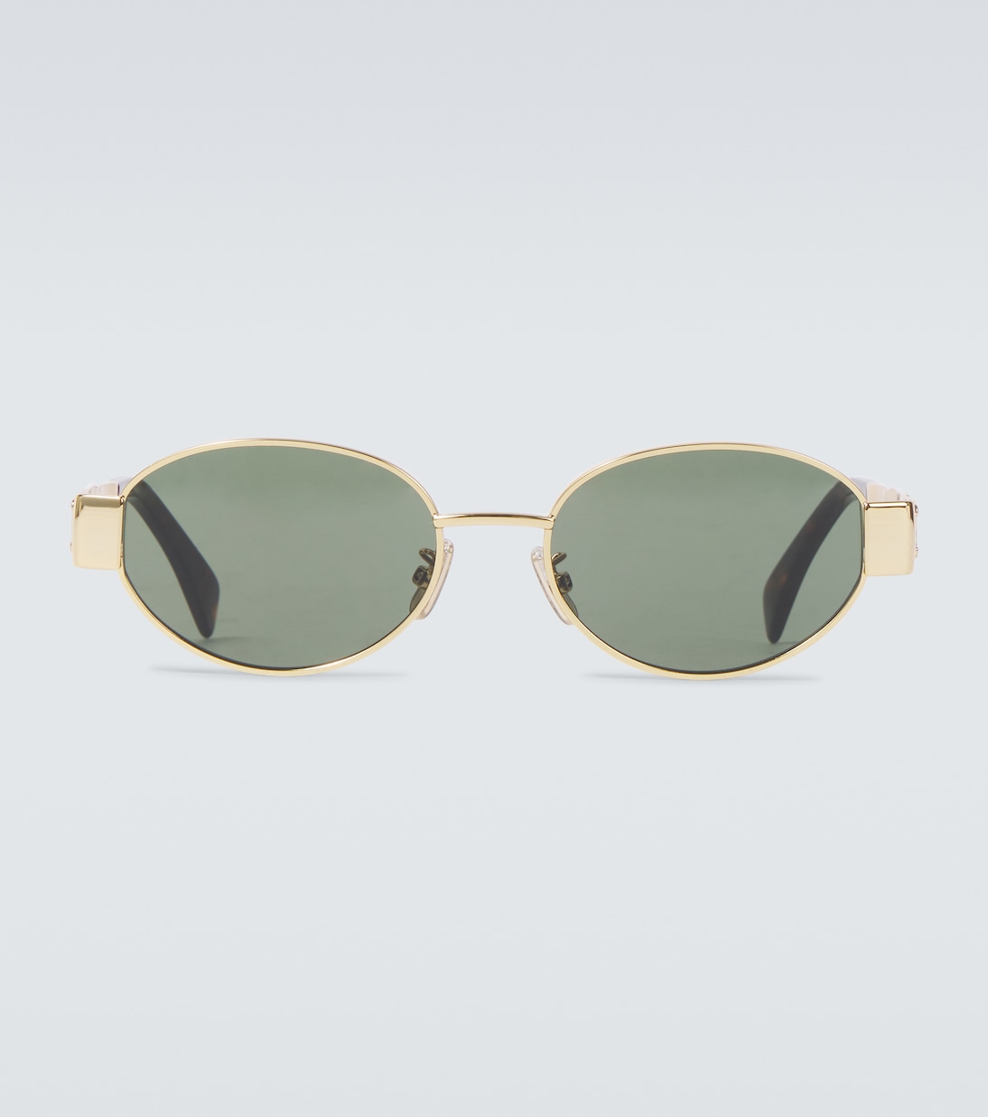 

Триумф Metal 01 овальные солнцезащитные очки Celine Eyewear