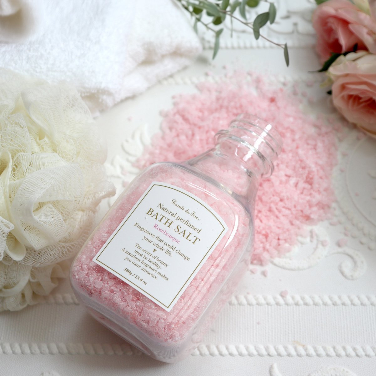 Натуральные ароматизированные соли для ванны rose bouquet, 380 г Beaute De Sae, Rose bouquet — фото 4