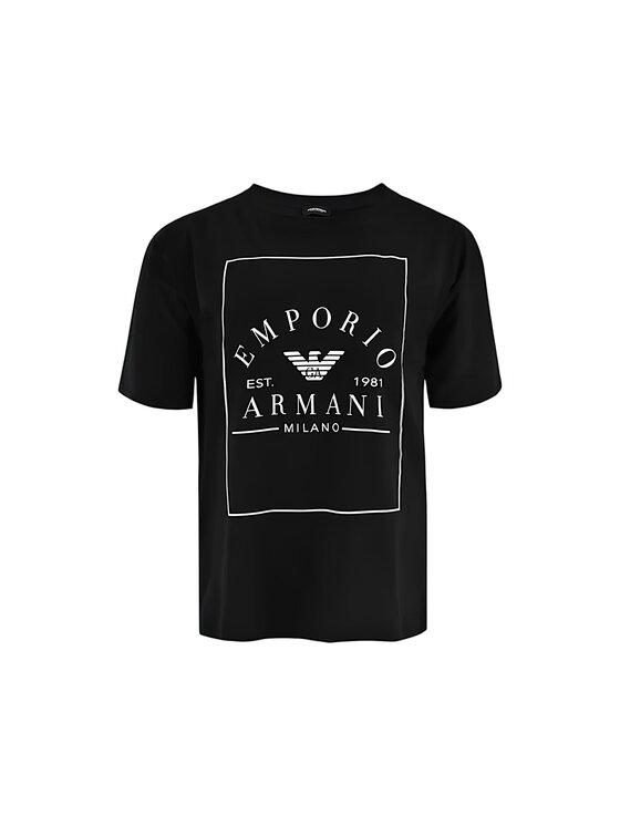 

Свободная футболка EW000553 AF10887 UC001 Emporio Armani Underwear, черный