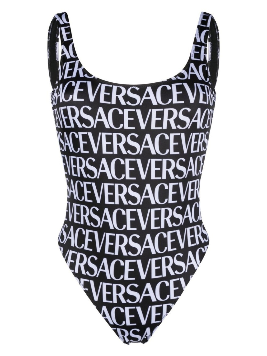 

Versace купальник с логотипом, черный