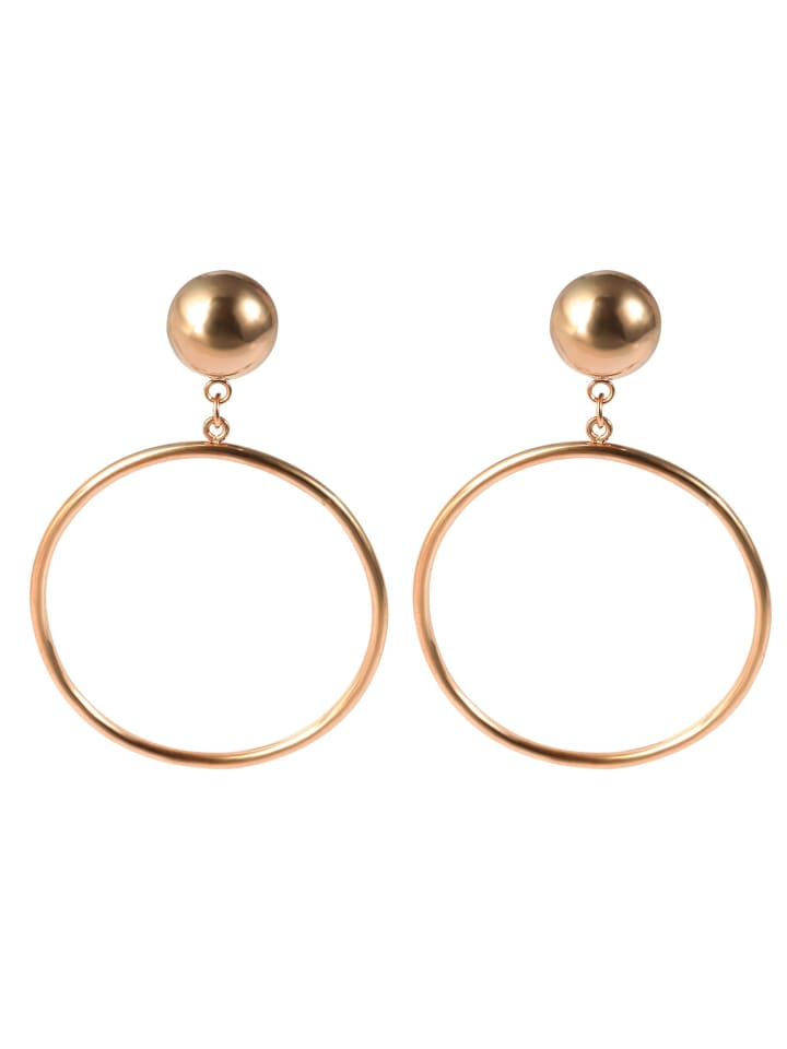 

Adeliás Женские серьги - серьги-подвески из нержавеющей стали в золотом исполнении