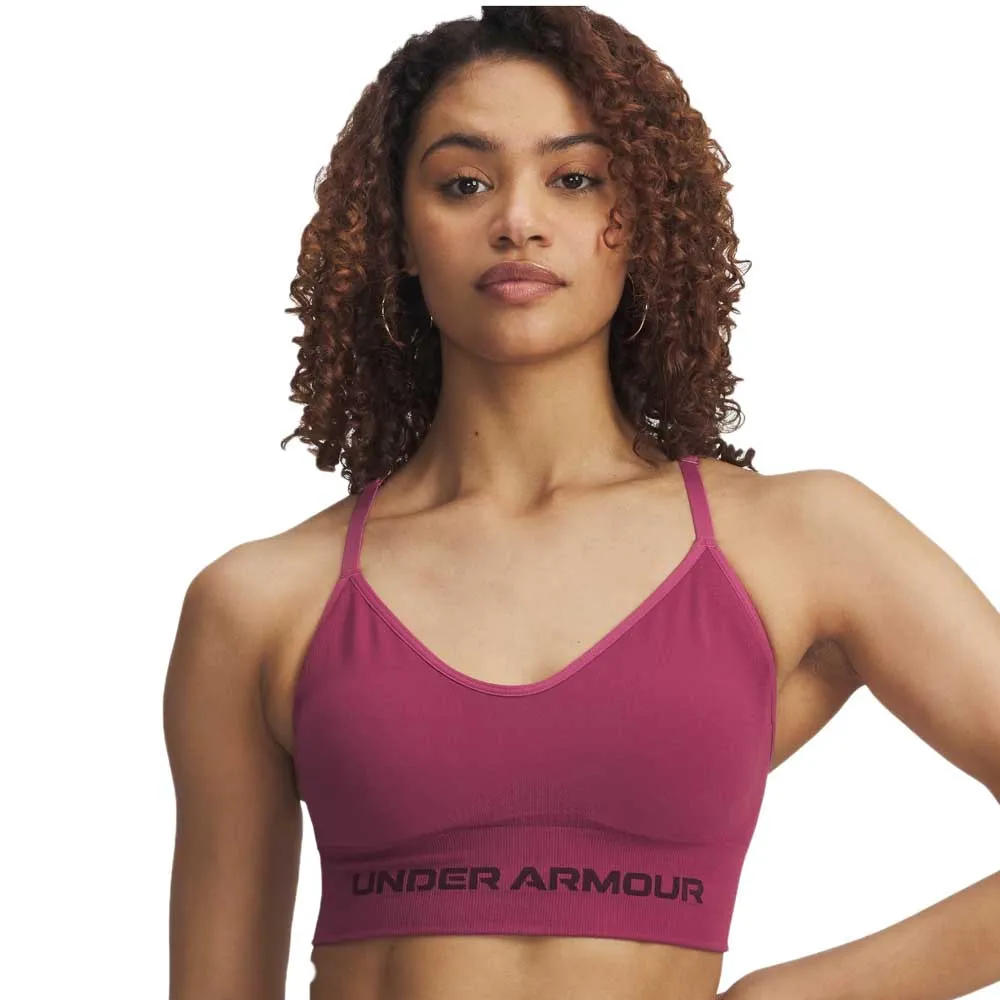 

Спортивный топ Under Armour Vanish seamless low support, фиолетовый