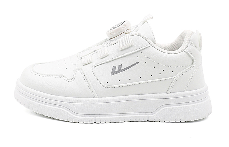 

Детские кроссовки для скейтбординга Warrior Anti-Slip Anti-Kick Low Top, белые