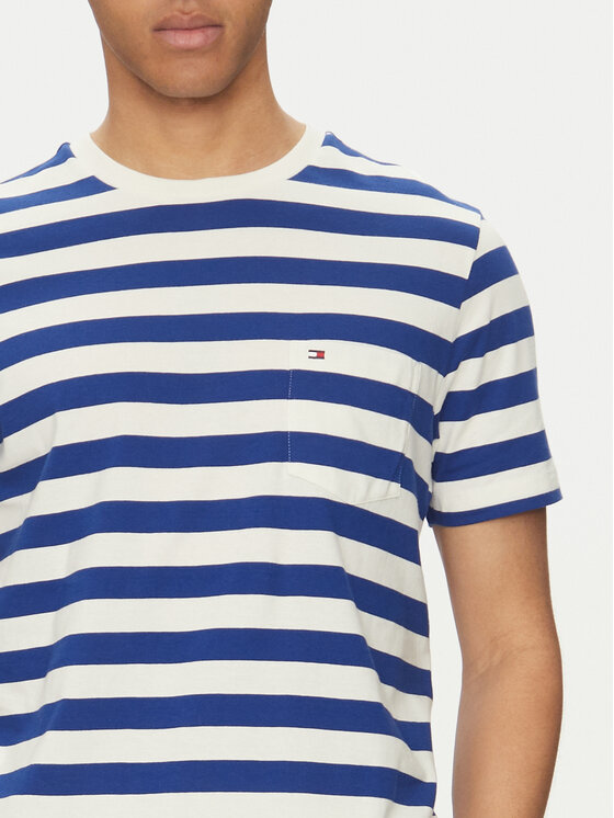 Футболка обычного кроя Essential MW0MW37283 Tommy Hilfiger, синий — фото 3