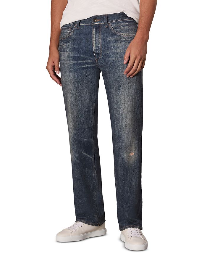 

Fit 4 Miramar свободный крой махровые спортивные брюки джинсы rag & bone, синий