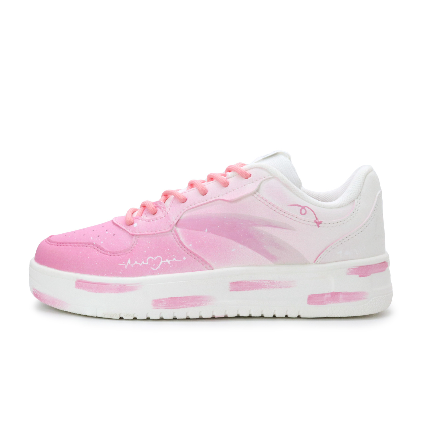 

Anta Удобные, износостойкие низкие скейтбордистские кроссовки унисекс, розовые