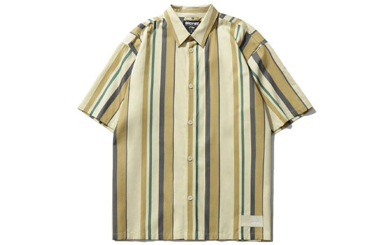 

Рубашки Li Ning мужские, желтые с отворотом, средней расцветки, другие