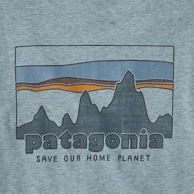 Свободная футболка Skyline '73 Patagonia, Thermal Blue — фото 4