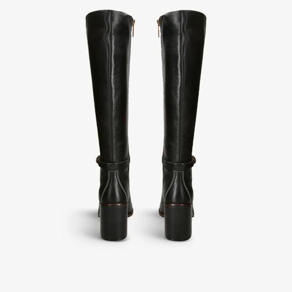 Кожаные ботинки до колена Shoreditch с орлом и декором Kurt Geiger London, черный — фото 3