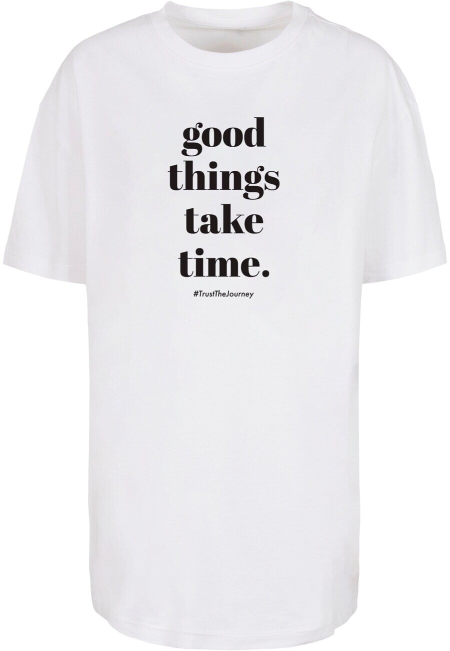 

Футболка Merchcode GOOD THINGS TAKE TIME, белый