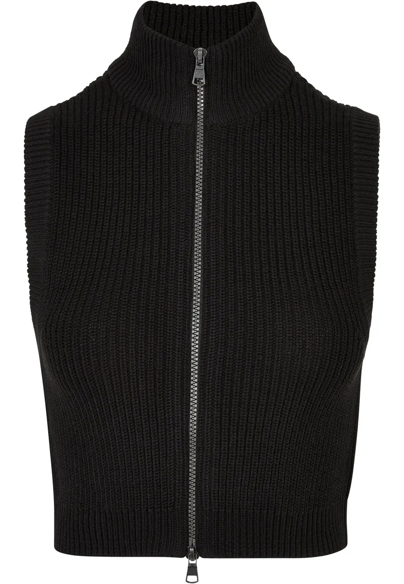 

Стеганый жилет URBAN CLASSICS " Urban Classics Ladies Short Knit Vest", черный