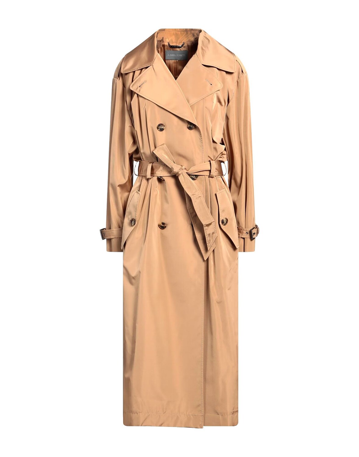 

Тренч Alberta Ferretti, коричневый