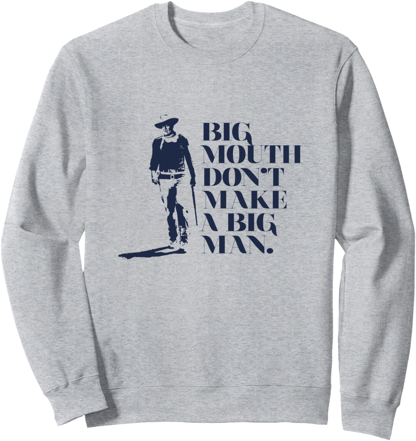 

Толстовка с цитатами Джона Уэйна из фильма «Ковбои», серая John Wayne, Серый, Толстовка с цитатами Джона Уэйна из фильма «Ковбои», серая John Wayne