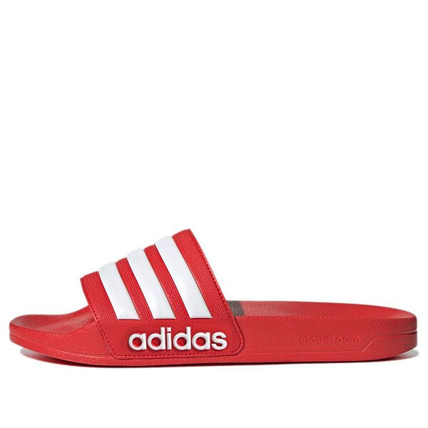 

Тапочки adilette shower slide 'vivid red' Adidas, красный