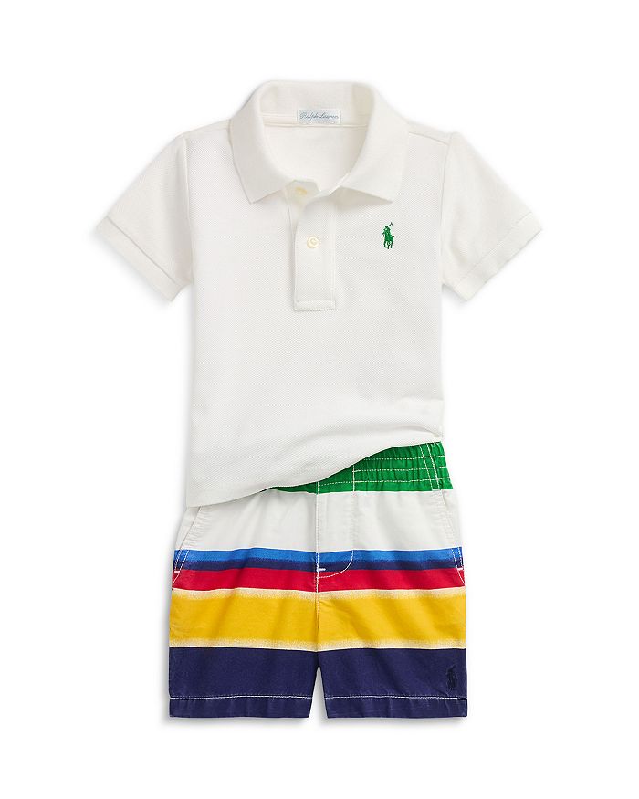 

Комплект из рубашки поло и шорт Polo Prepster для мальчиков - для малышей Ralph Lauren, мультиколор