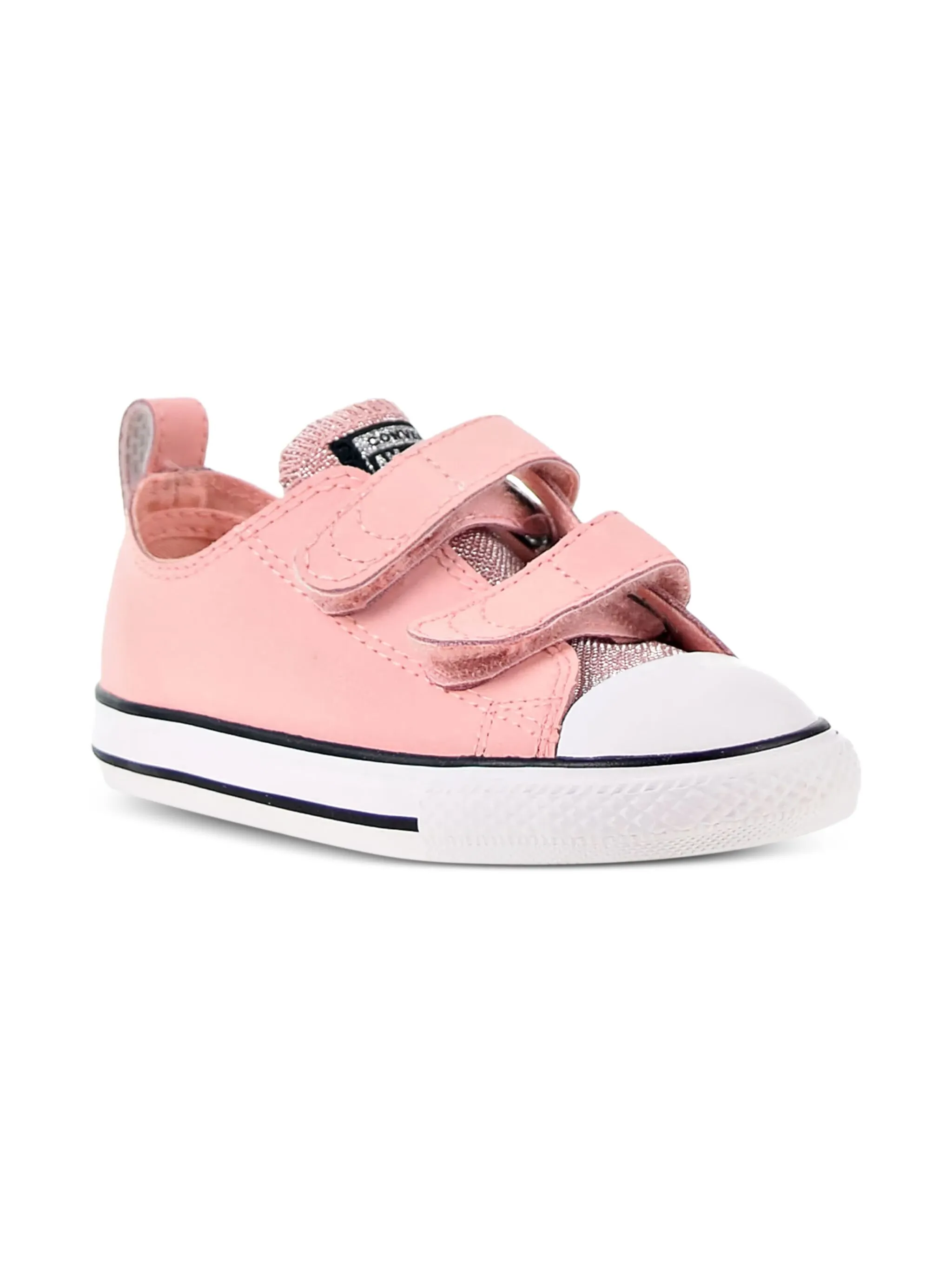 

Кеды Chuck Taylor All Star Glitter Storm Pink-Black-White Converse Kids, розовый
