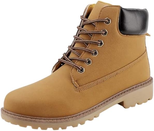 

Дышащие противоскользящие туристические ботинки Hhhchpm для мужчин - идеальны для прогулок на природе, альпинизма и зимних активностей, Camel