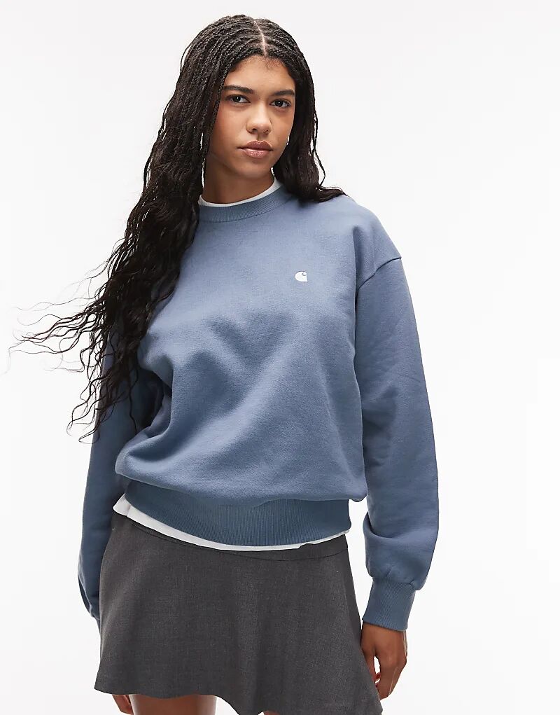 

Толстовка Carhartt WIP Casey синего цвета